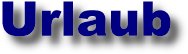 Urlaub